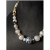 Image 2 : Carved Montana Picture Agate Bead Necklace