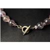 Image 3 : Carved Amethyst Rose Quartz Bead Necklace