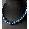 Image 3 : Lapis Lazuli Bead Necklace