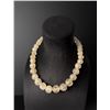 Image 1 : Rutilated Quartz Melon Bead Necklace