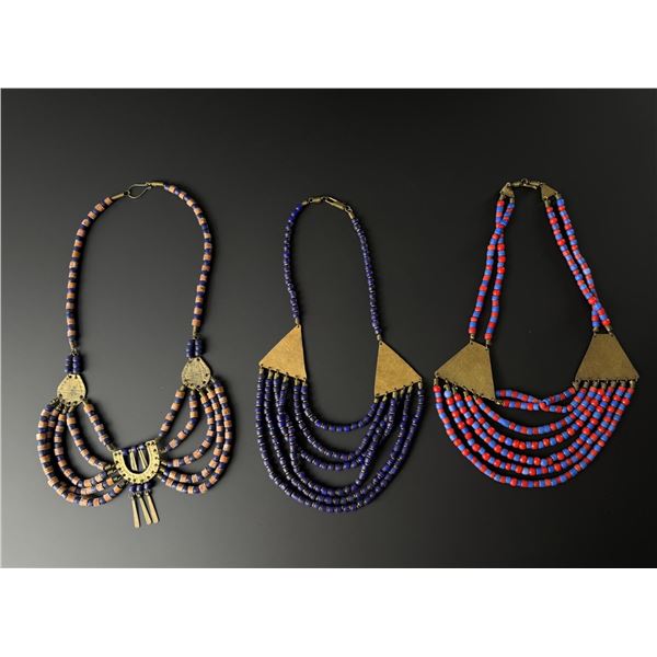Collection of African Beaded Necklaces