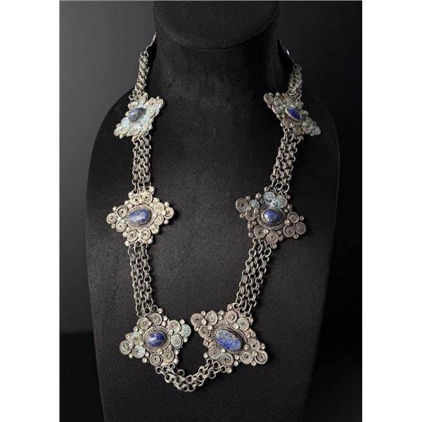 Afghan Kuchi Lapis Lazuli Necklace