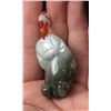 Image 4 : Chinese Carved Jade Jadeite Pixiu Necklace