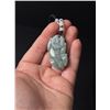 Image 3 : Chinese Carved Jade Jadeite Pixiu Necklace