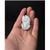 Image 3 : Chinese Carved White Jade Jadeite Pixiu Necklace