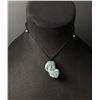Image 1 : Chinese Carved Jade Jadeite Pixiu Necklace