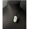 Image 1 : Chinese Carved Jade Jadeite Pixiu Necklace