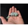 Image 2 : Chinese Carved Jade Jadeite Pixiu Necklace