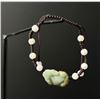 Image 1 : Chinese Carved Jade Jadeite Pixiu Beaded Bracelet