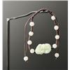 Image 1 : Chinese Carved Jade Jadeite Pixiu Beaded Bracelet