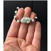 Image 2 : Chinese Carved Jade Jadeite Pixiu Beaded Bracelet