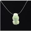 Image 2 : Chinese Carved Jade Jadeite Pixiu Pendant