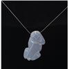 Image 2 : Chinese Carved Purple Jade Jadeite Pixiu Pendant