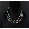 Image 1 : Santo Domingo Pueblo Turquoise Necklace