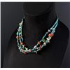 Image 2 : Santo Domingo Pueblo Turquoise Necklace