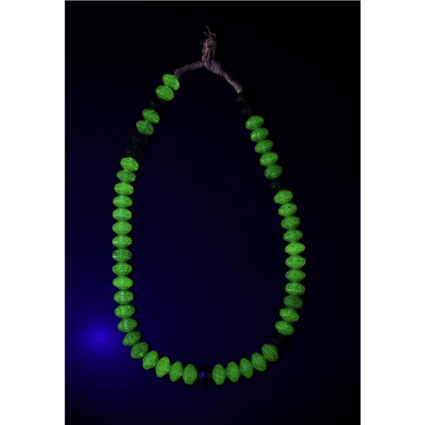 Uranium Native American Indian Trade Beads