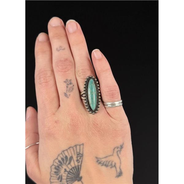 Bell Trading Post Sterling Silver Turquoise Ring