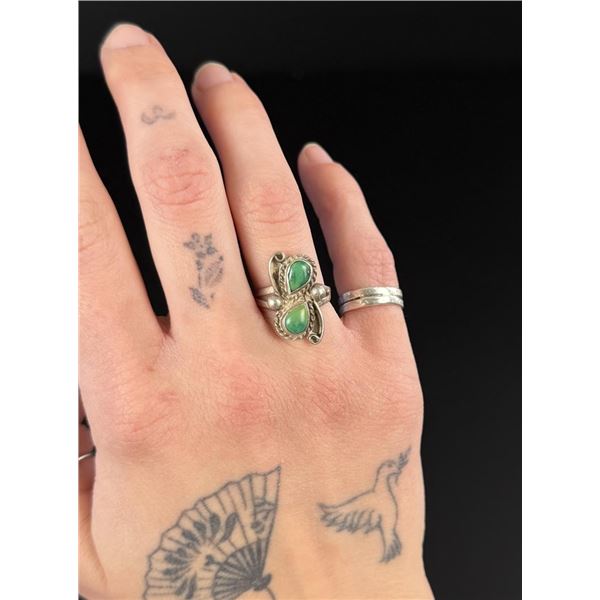 Navajo Sterling Silver Turquoise Ring