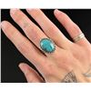 Image 1 : Navajo Sterling Silver Turquoise Ring