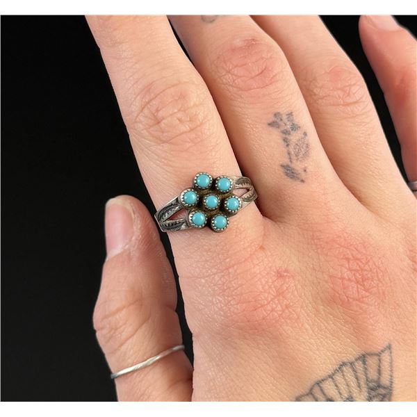 Bell Trading Post Sterling Silver Turquoise Ring