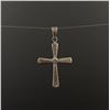 Image 2 : Zuni Sterling Silver Turquoise Cross Necklace