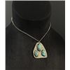 Image 1 : Navajo Sterling Silver Turquoise Necklace