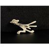 Image 2 : Navajo Sterling Silver Turquoise Roadrunner Brooch