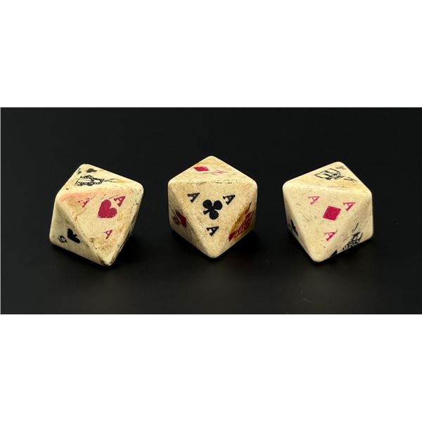 Collection of Antique Gambling Poker Dice