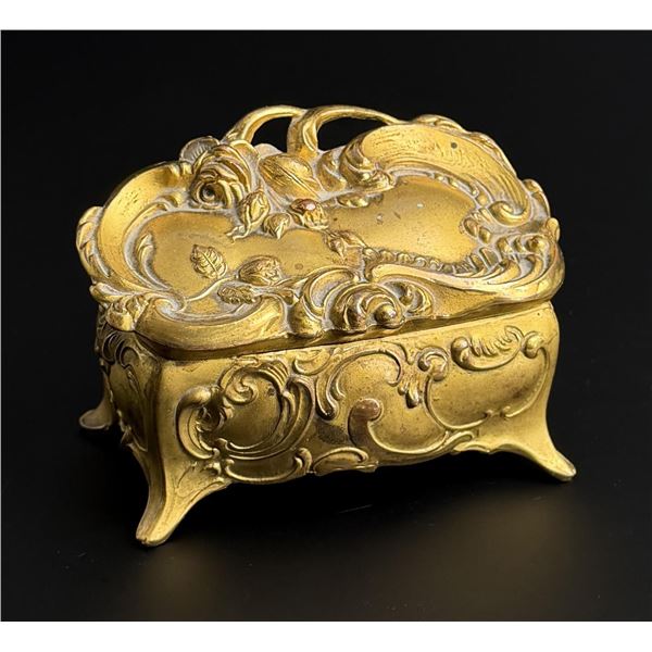 Jennings Brothers Art Nouveau Trinket Box