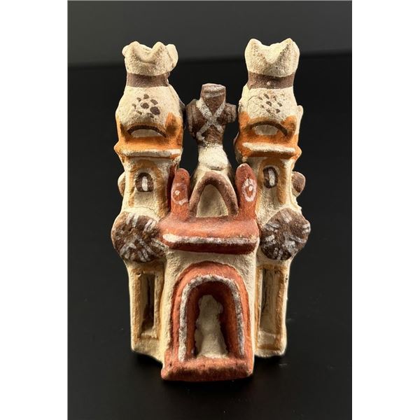 Peruvian Folk Art Pottery Church