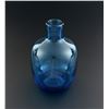 Image 2 : Blenko Art Glass Blue Bottle Decanter