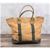 Image 1 : Vintage LL Bean Boat and Tote Orange & Green