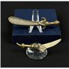 Image 1 : Antique Opium Scale Weights Swords Sabers