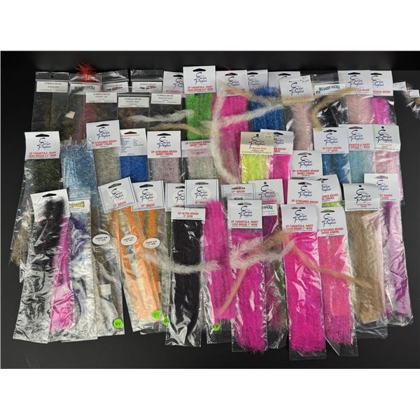 Group of Fly Fishing Fly Tying Brushes