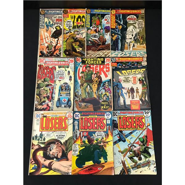 LOT OF 9 FIGHTING FORCES COMICS - DC