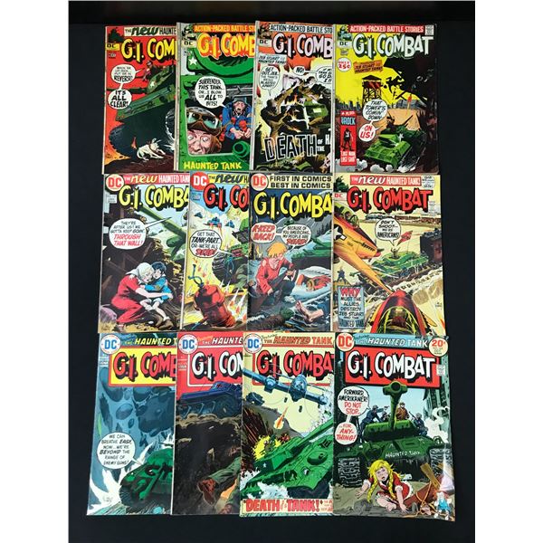 LOT OF 12 G.I COMBAT COMICS - DC