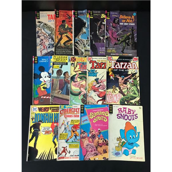 LOT OF 14 MIXED TITLE COMICS - VARIOUS PUBLISHERS