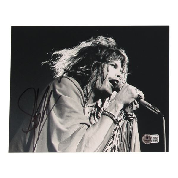 STEVEN TYLER SIGNED 8X10 - BECKETT COA