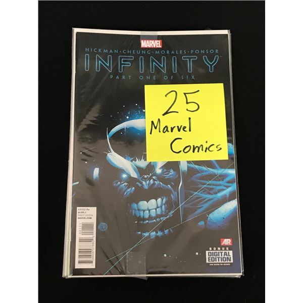 LOT OF 25 MARVEL COMICS