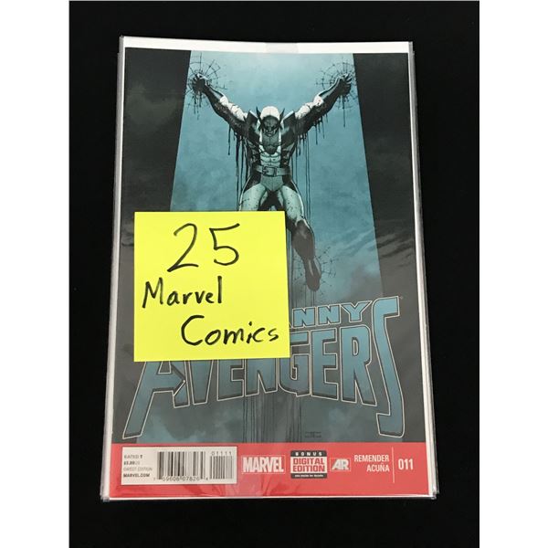 LOT OF 25 MARVEL COMICS