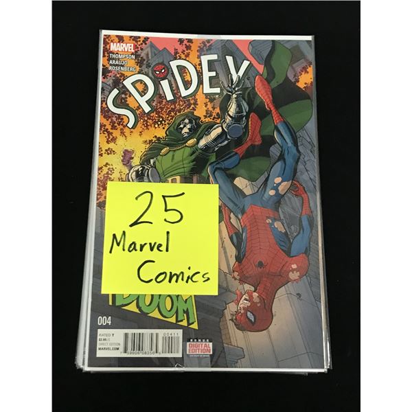 LOT OF 25 MARVEL COMICS