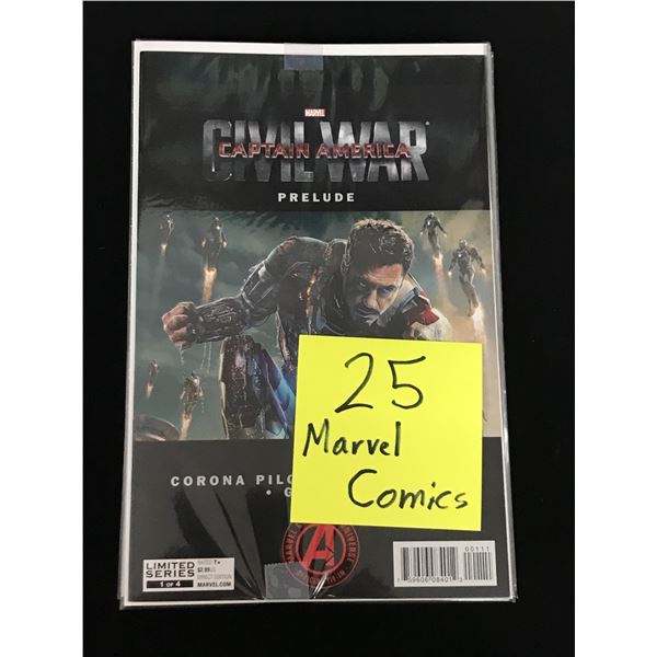 LOT OF 25 MARVEL COMICS