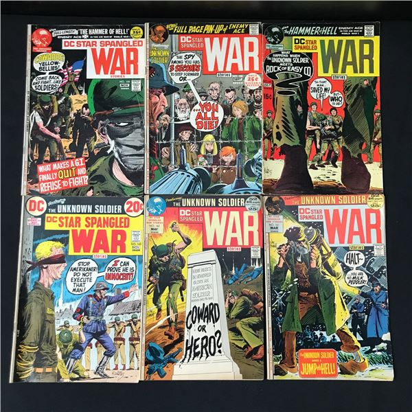 LOT OF 6 DC STAR SPANGLED WAR COMICS - DC