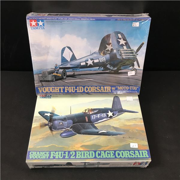 LOT OF 2 MILTARY AIRPLANE MODEL KITS IN ORIGINAL PACKAGING