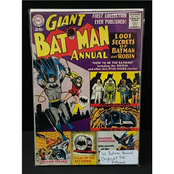 GIANT BATMAN ANNUAL #1 ORIGIN OF THE BAT CAVE - DC COMICS