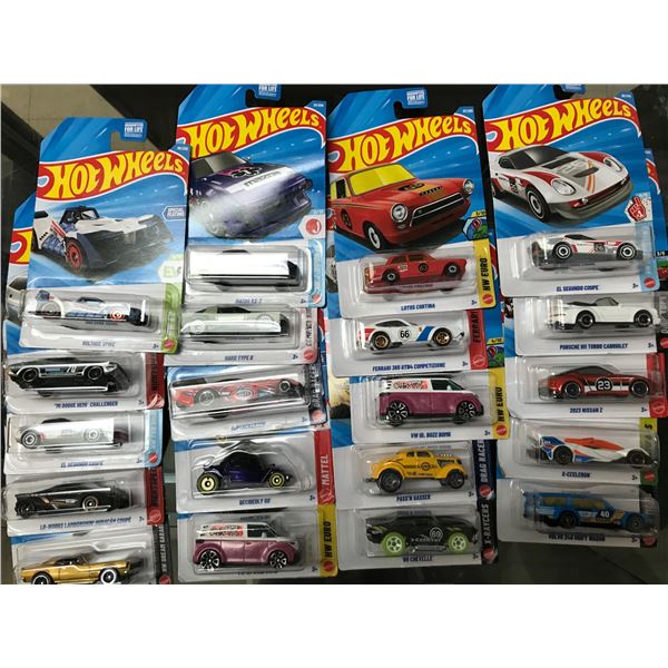 LOT OF 20 SEALED HOT WHEELS CARS IN ORIGINAL PACKAGING