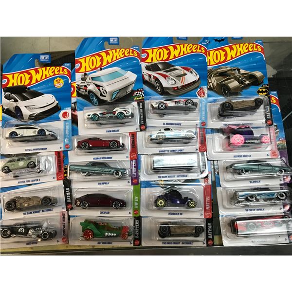 LOT OF 20 SEALED HOT WHEELS CARS IN ORIGINAL PACKAGING