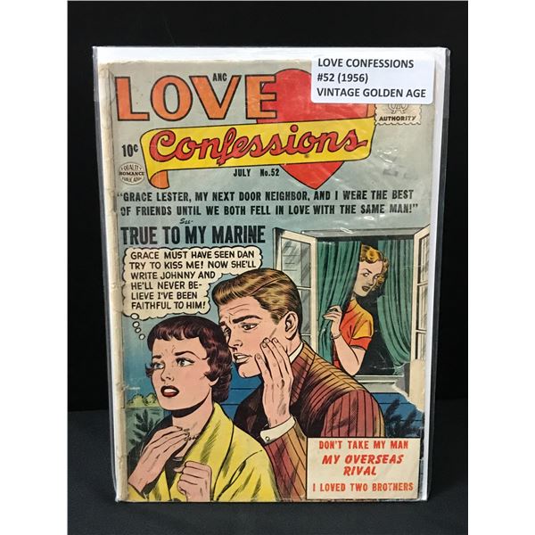 LOVE CONFESSIONS #52 (1956) - A QUALITY ROMANCE PUBLICATION