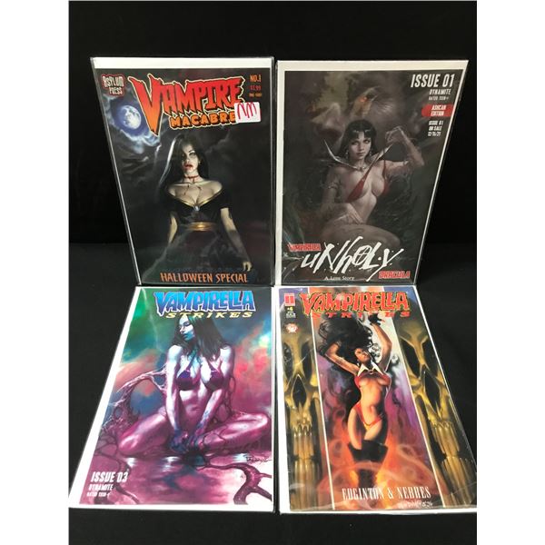 LOT OF 4 VAMPIRE BASED COMICS INCLUDING 2 X #1'S - VARIOUS PUBLISHERS