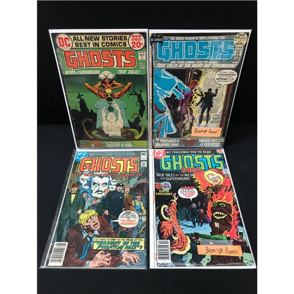 LOT OF 4 GHOSTS COMICS - DC COMICS
